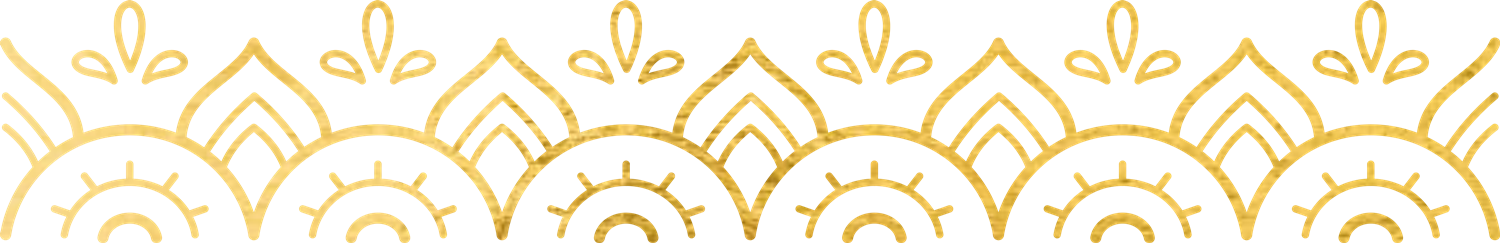 Bidri Decorative Elements Border Gold Texture
