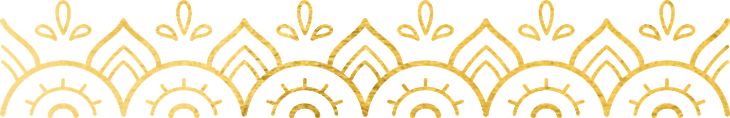 Bidri Decorative Elements Border Gold Texture